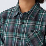 Boy's Redmond Plaid Stretch Flannel Shirt