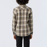 Boy's Redmond Plaid Stretch Flannel Shirt
