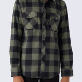Boy's Glacier Plaid Superfleece Shirt