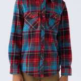 Boy's Glacier Plaid Superfleece Shirt
