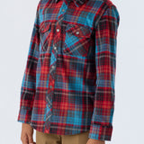 Boy's Glacier Plaid Superfleece Shirt