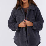 Heath High Pile Oversized Fleece Jacket
