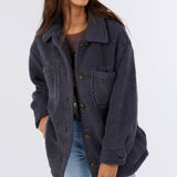 Heath High Pile Oversized Fleece Jacket