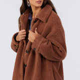 Heath High Pile Oversized Fleece Jacket