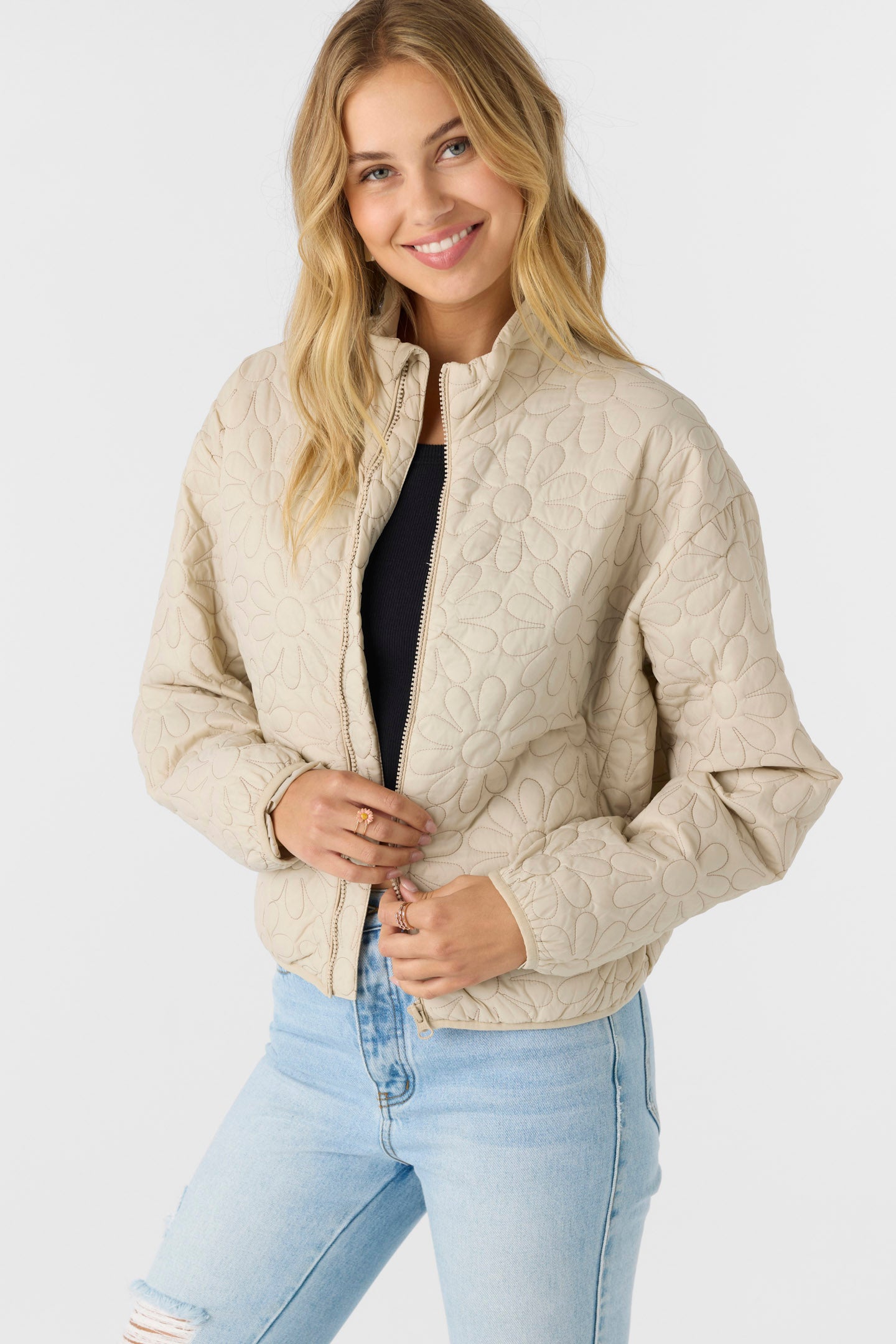 Jaxson Lightweight Quilted Jacket Cement O'Neill