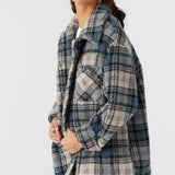 Heath Plaid High Pile Oversized Fleece Jacket