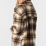 Heath Plaid High Pile Oversized Fleece Jacket