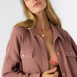 Tour Waffle Knit Oversized Fit Shacket