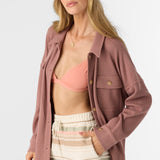 Tour Waffle Knit Oversized Fit Shacket