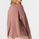 Tour Waffle Knit Oversized Fit Shacket