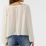 River Solid Long Sleeve Top