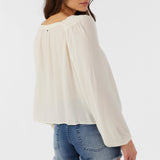 River Solid Long Sleeve Top