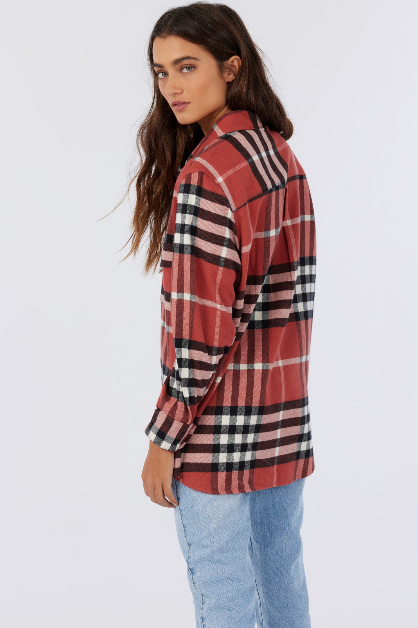 BROOKS OVERSIZED FLANNEL TOP