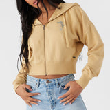 Darcie Zip Fleece Hoody Jacket