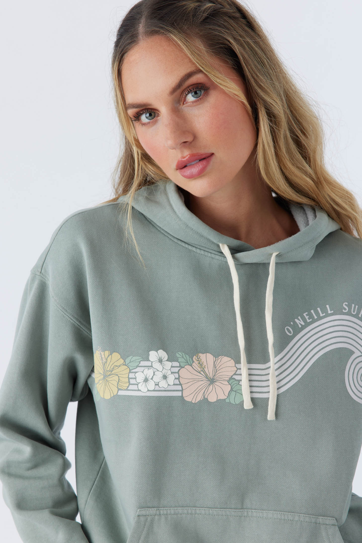 Drift Hooded Fleece - Lily Pad | O'Neill