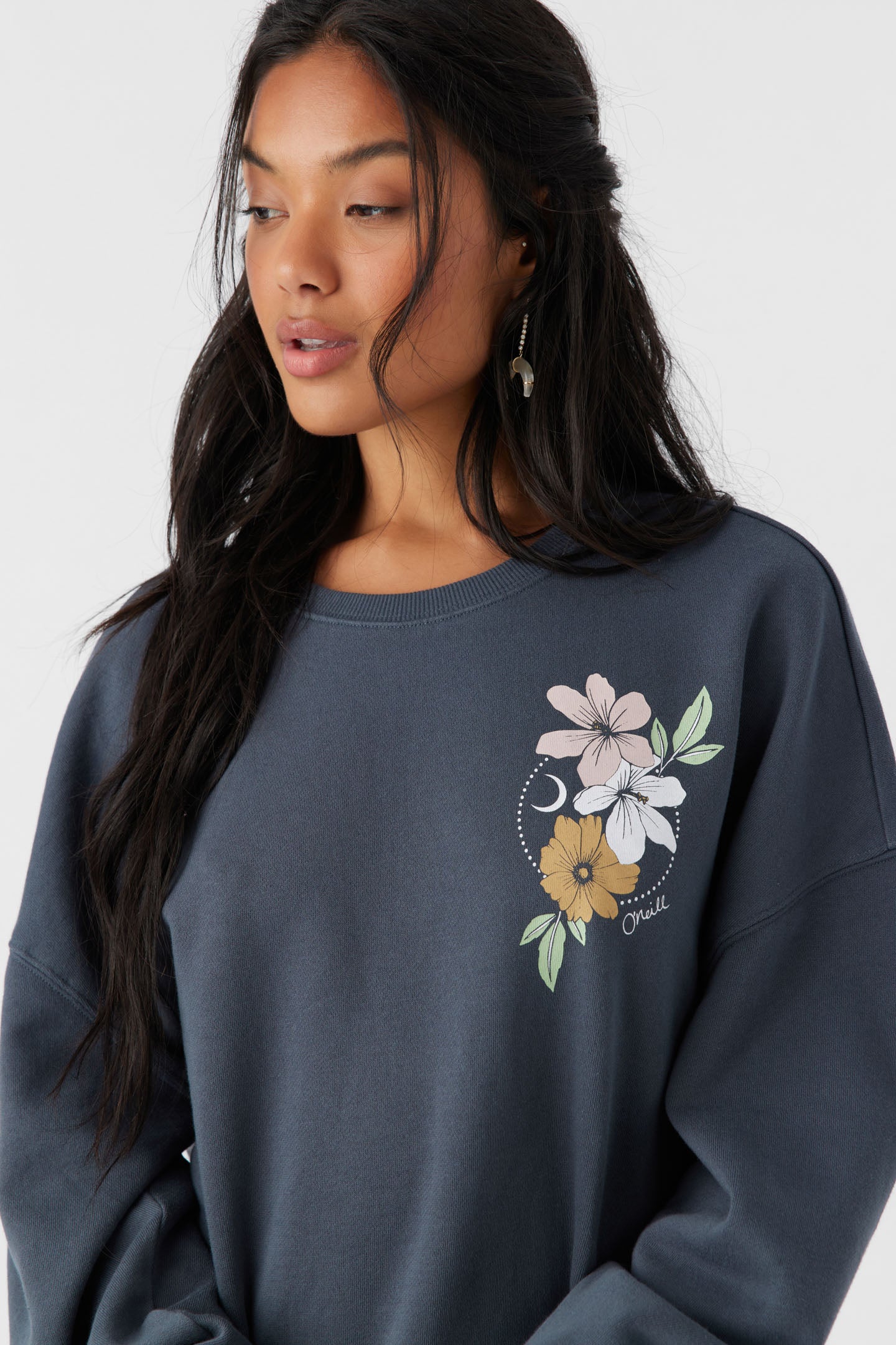 CHOICE CREWNECK OVERSIZED-FIT FLEECE PULLOVER