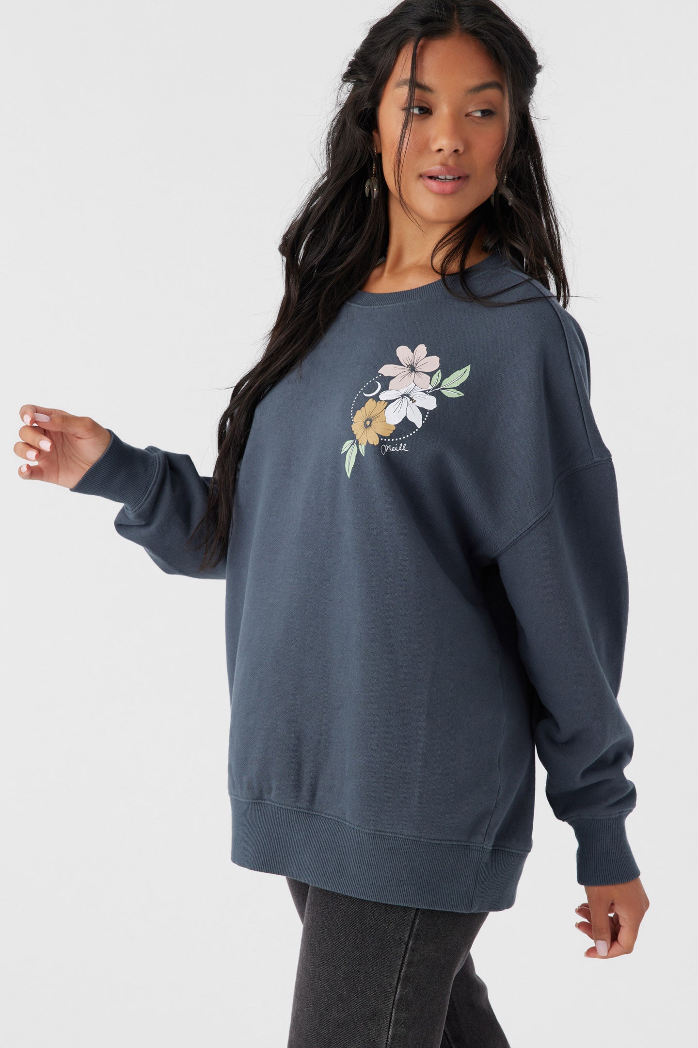 CHOICE CREWNECK OVERSIZED-FIT FLEECE PULLOVER