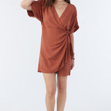 Emilee Wrap Short Dress