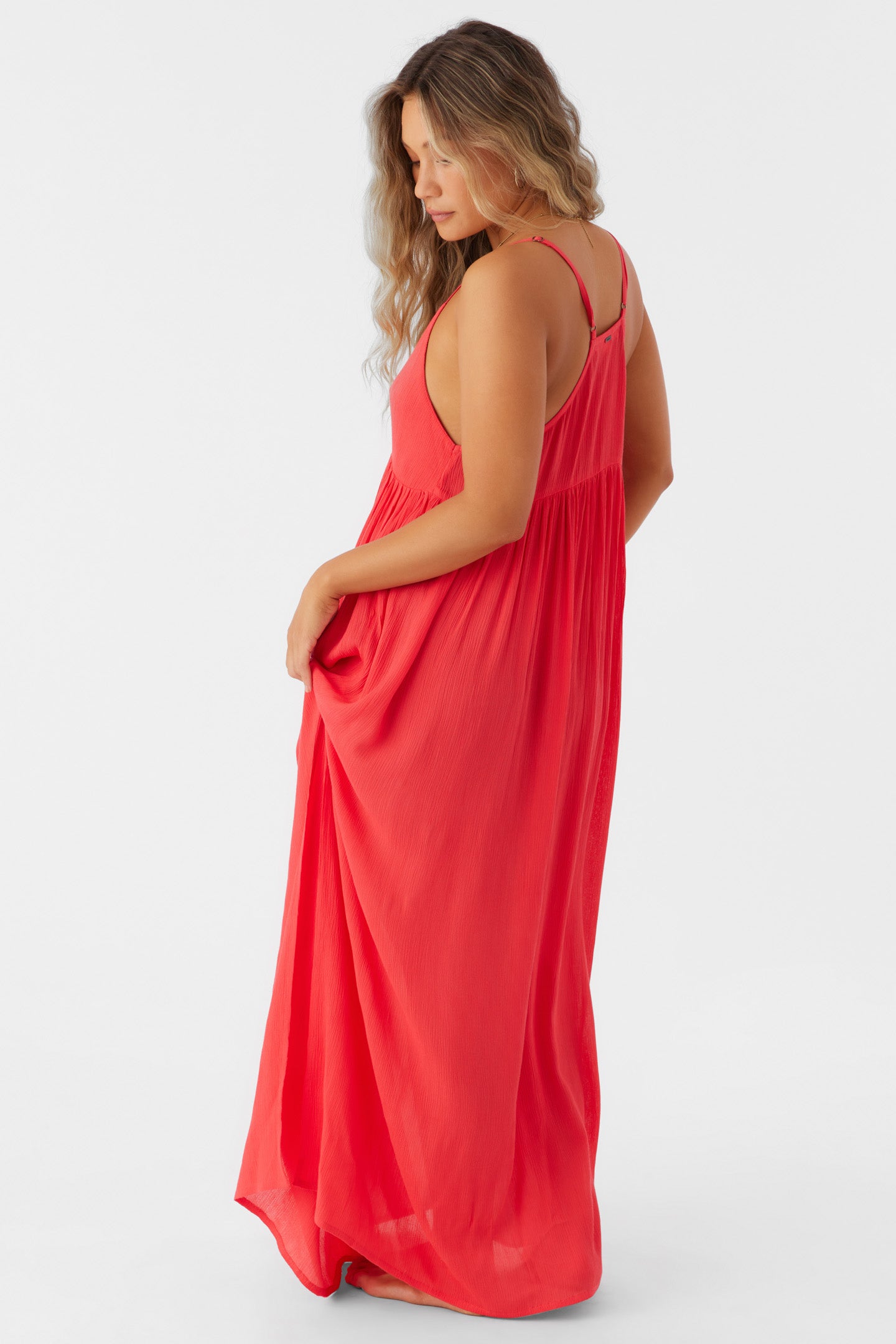 SALTWATER SOLIDS MEL MAXI SWIM COVER-UP