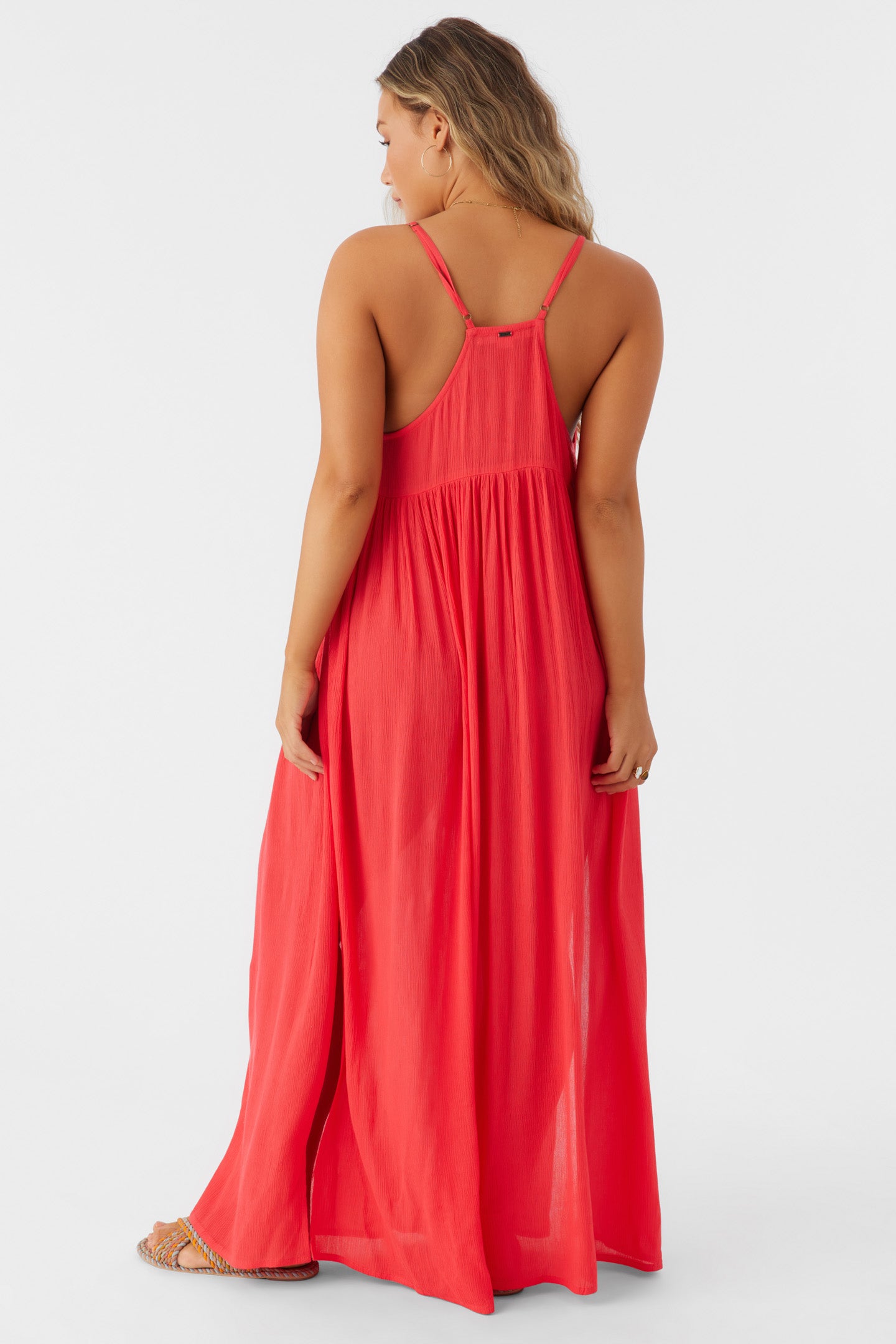 SALTWATER SOLIDS MEL MAXI SWIM COVER-UP