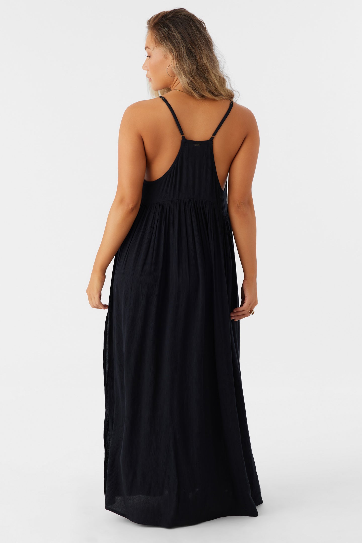 SALTWATER SOLIDS MEL MAXI SWIM COVER-UP