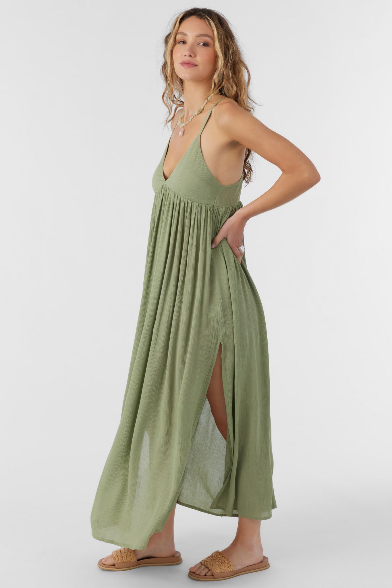 Summer Soul Maxi Dress - Organic Cotton Halterneck Dress - Seasalt
