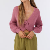 Hillside Twist Front Reversible Sweater