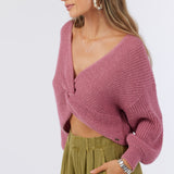 Hillside Twist Front Reversible Sweater