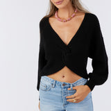 Hillside Twist Front Reversible Sweater