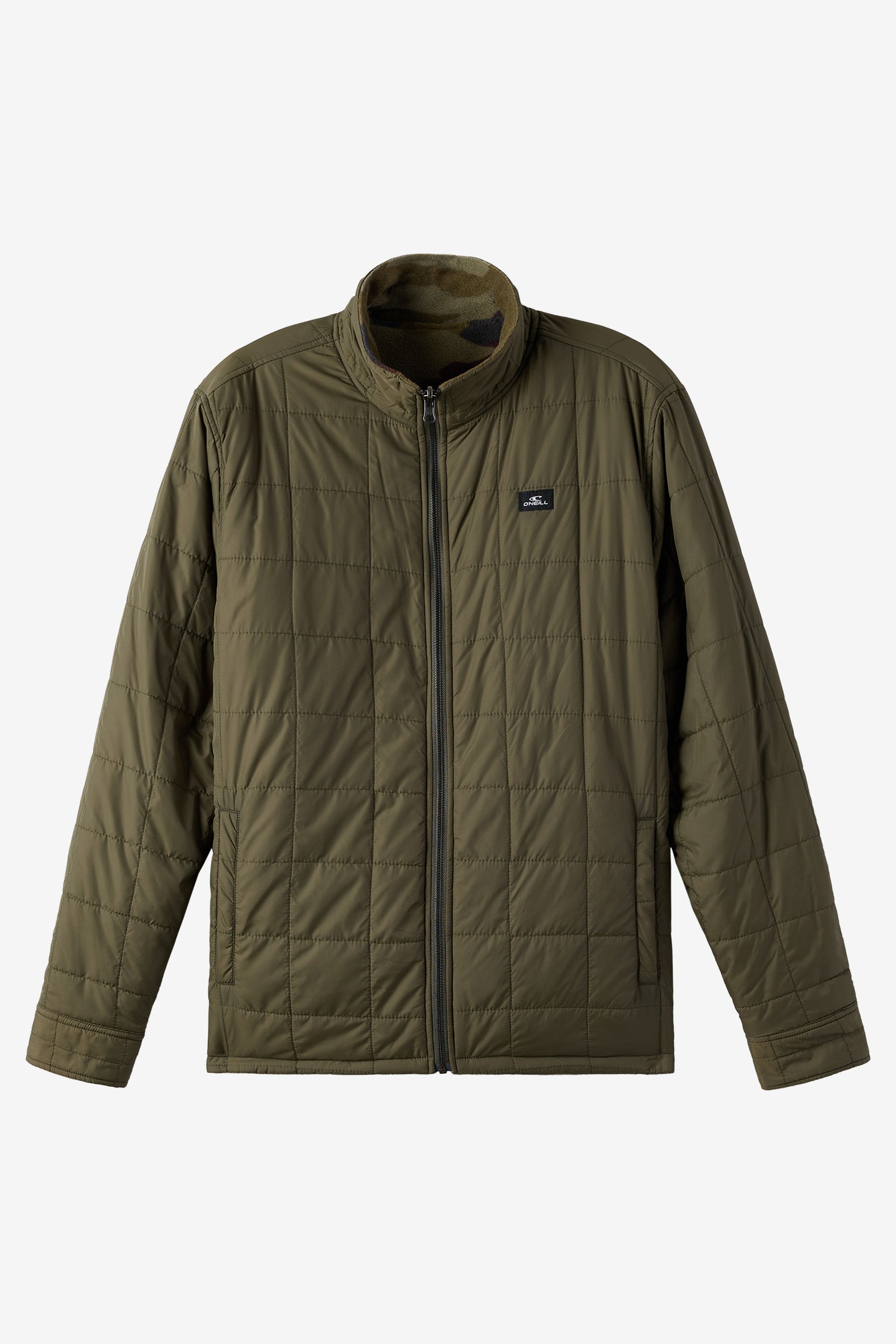 Glacier Reversible Superfleece Jacket - Army | O'Neill