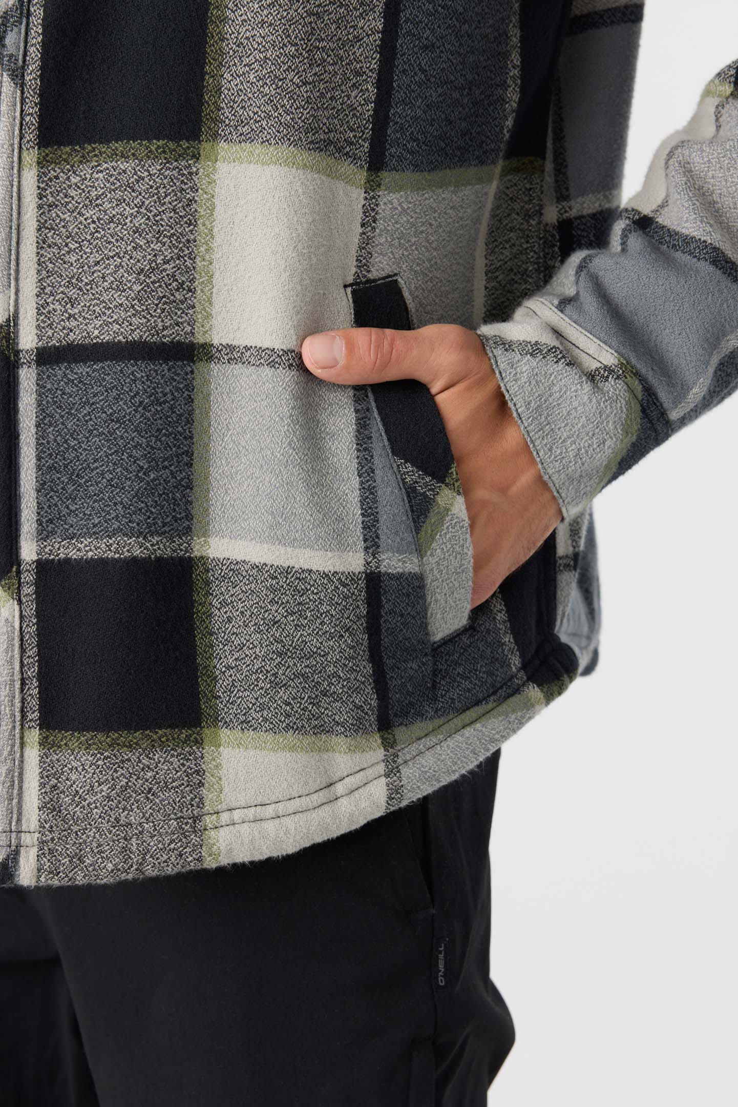 REDMOND FLANNEL HIGH PILE LINED JACKET