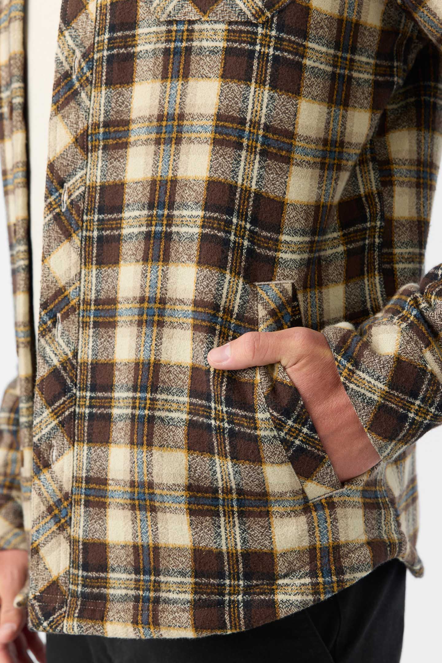 REDMOND FLANNEL HIGH PILE LINED JACKET