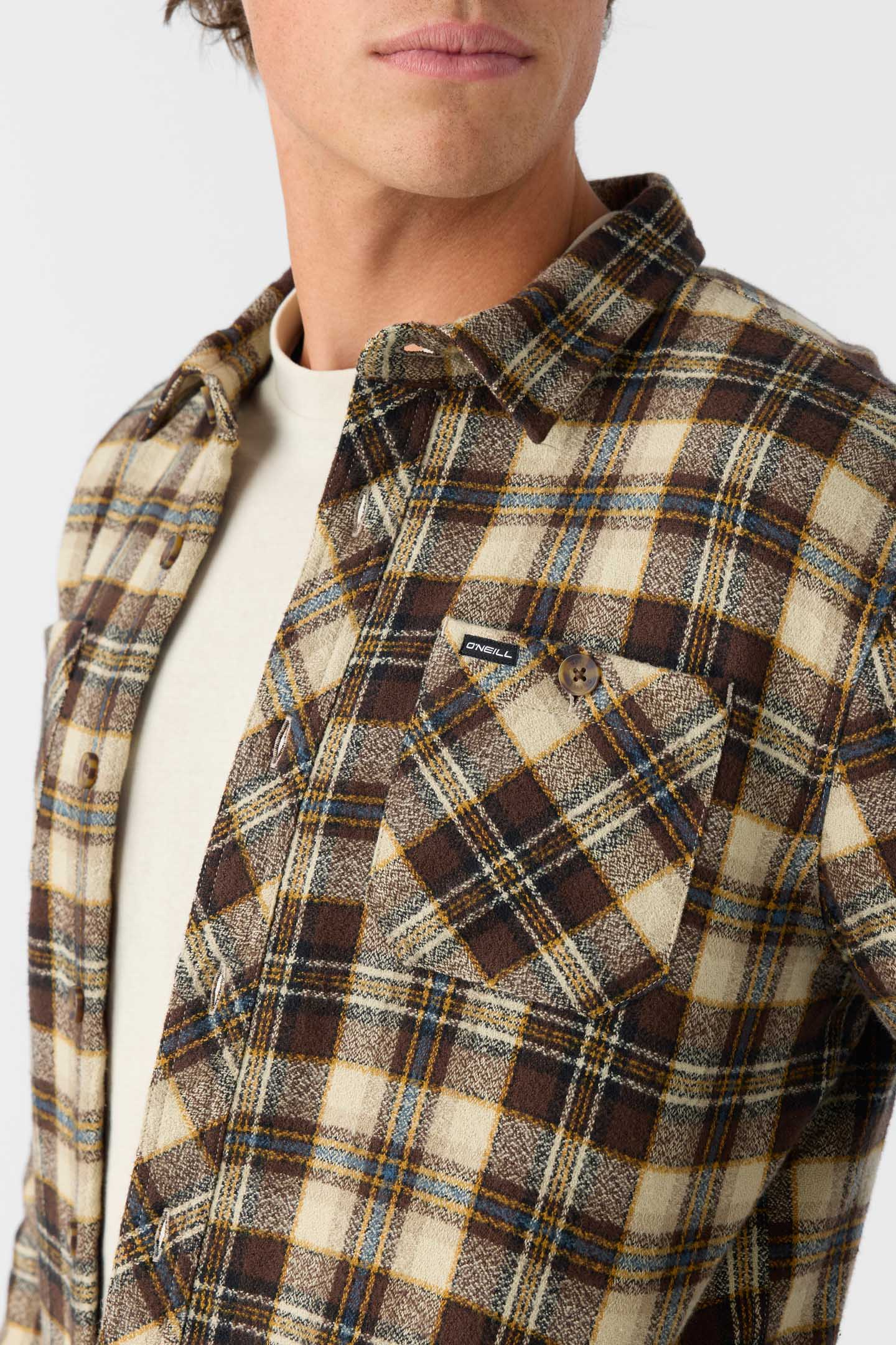 REDMOND FLANNEL HIGH PILE LINED JACKET