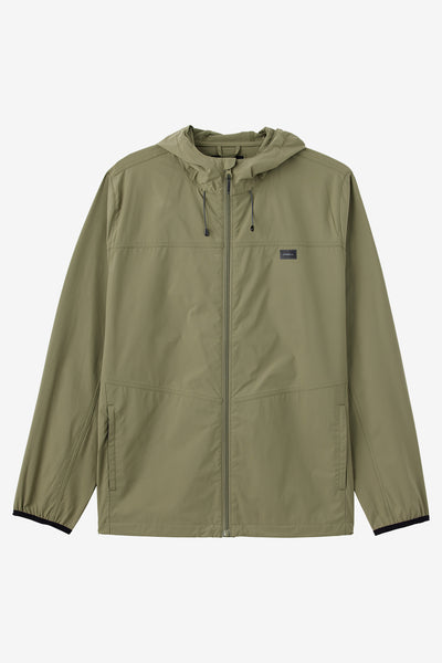 【 ollun 】 loose velor jacket TRVLR Stretch Jacket - Deep Lichen Green | O'Neill