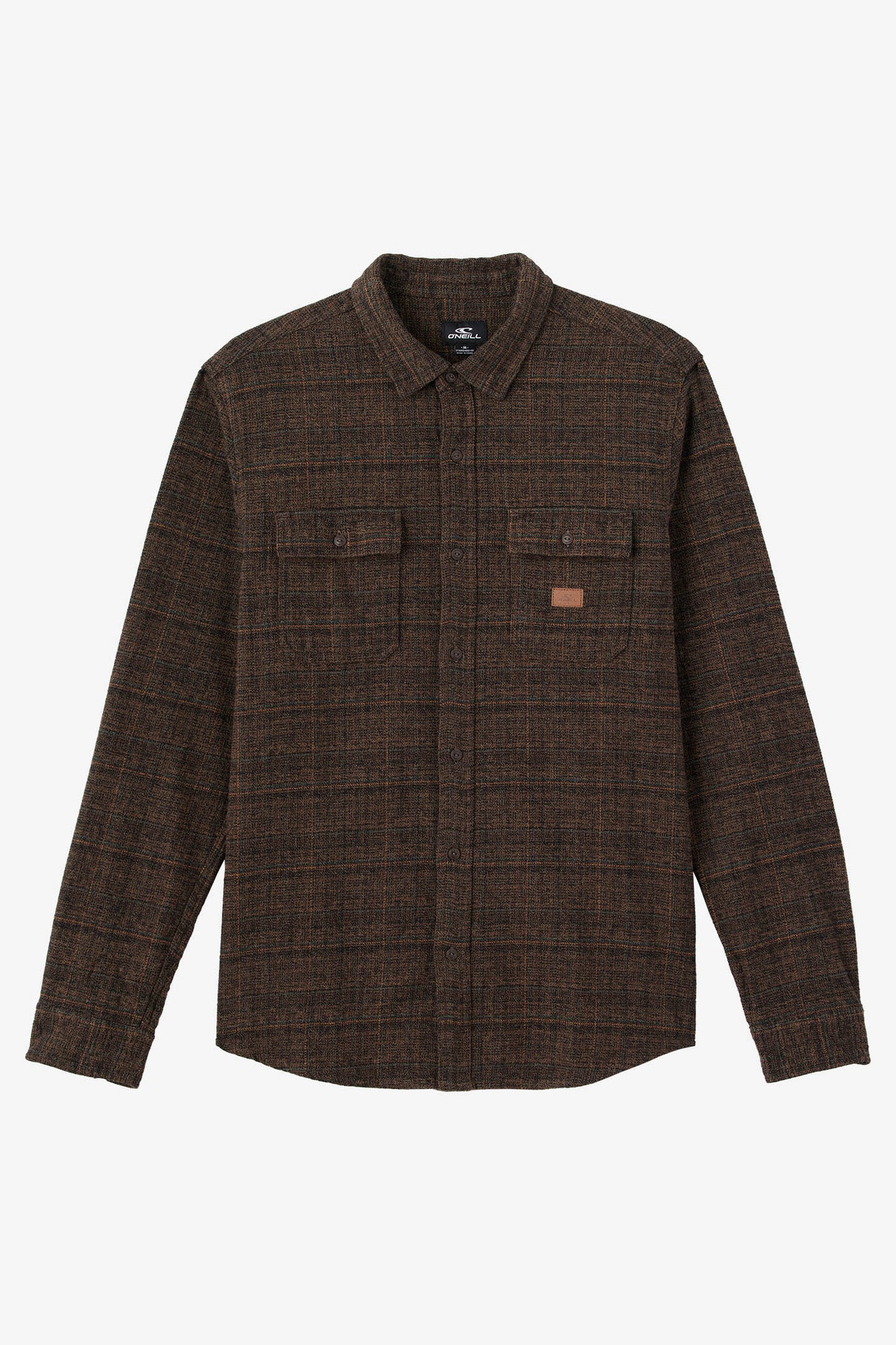 DAVIES FLANNEL STANDARD FIT LONG SLEEVE SHIRT