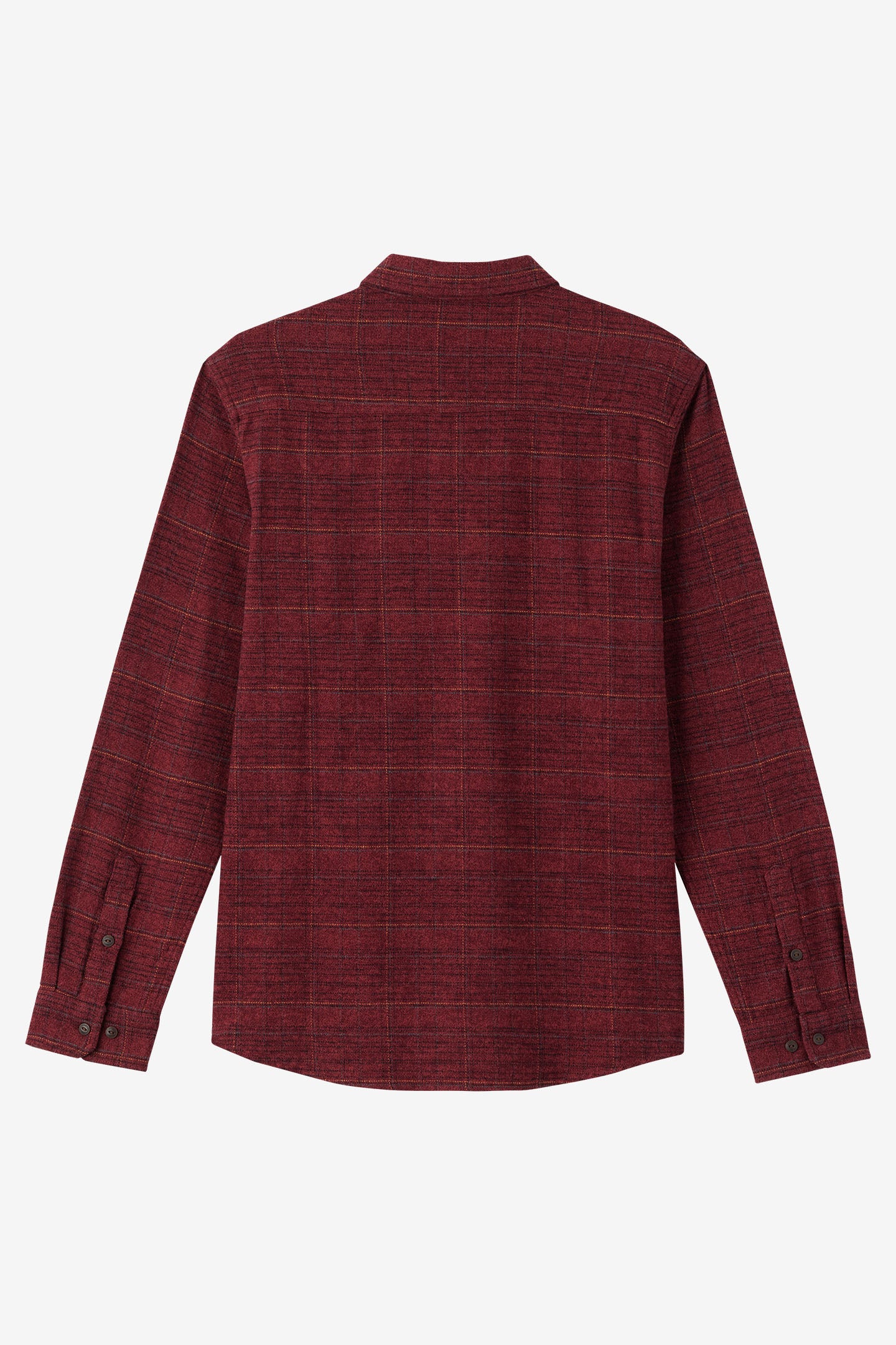 Davies Flannel Standard Fit Long Sleeve Shirt - Burgundy | O'Neill