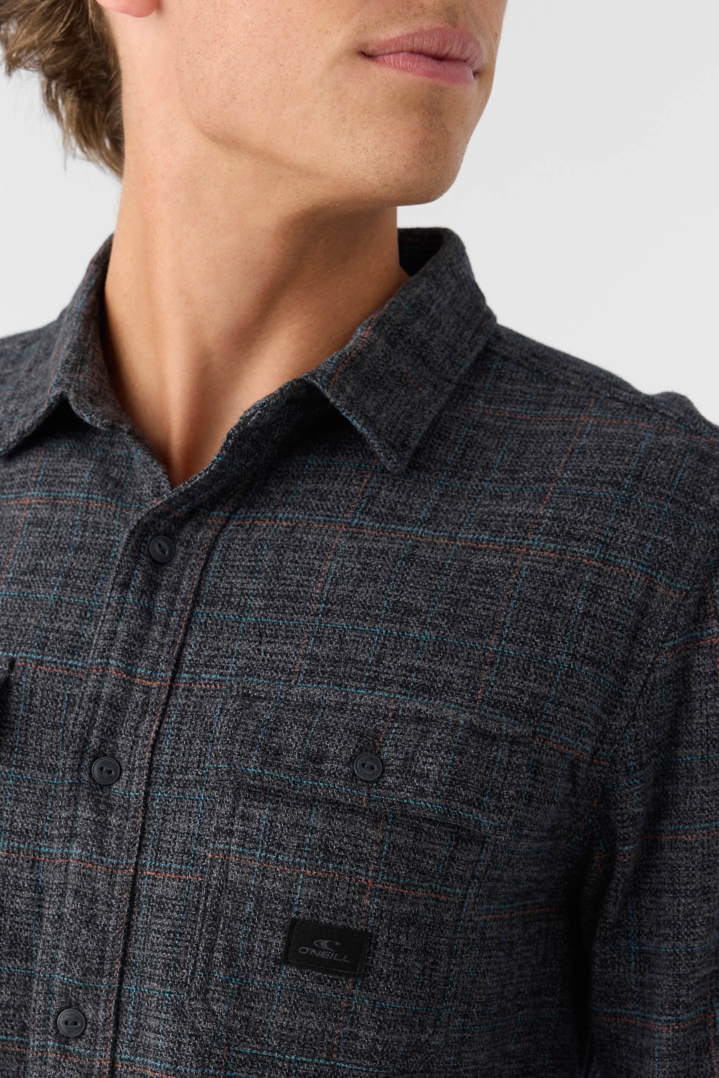 DAVIES FLANNEL STANDARD FIT LONG SLEEVE SHIRT