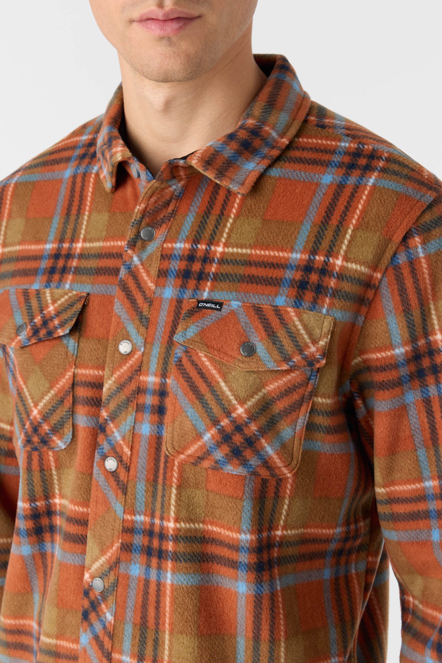 GLACIER PLAID SUPERFLEECE STANDARD FIT SHIRT