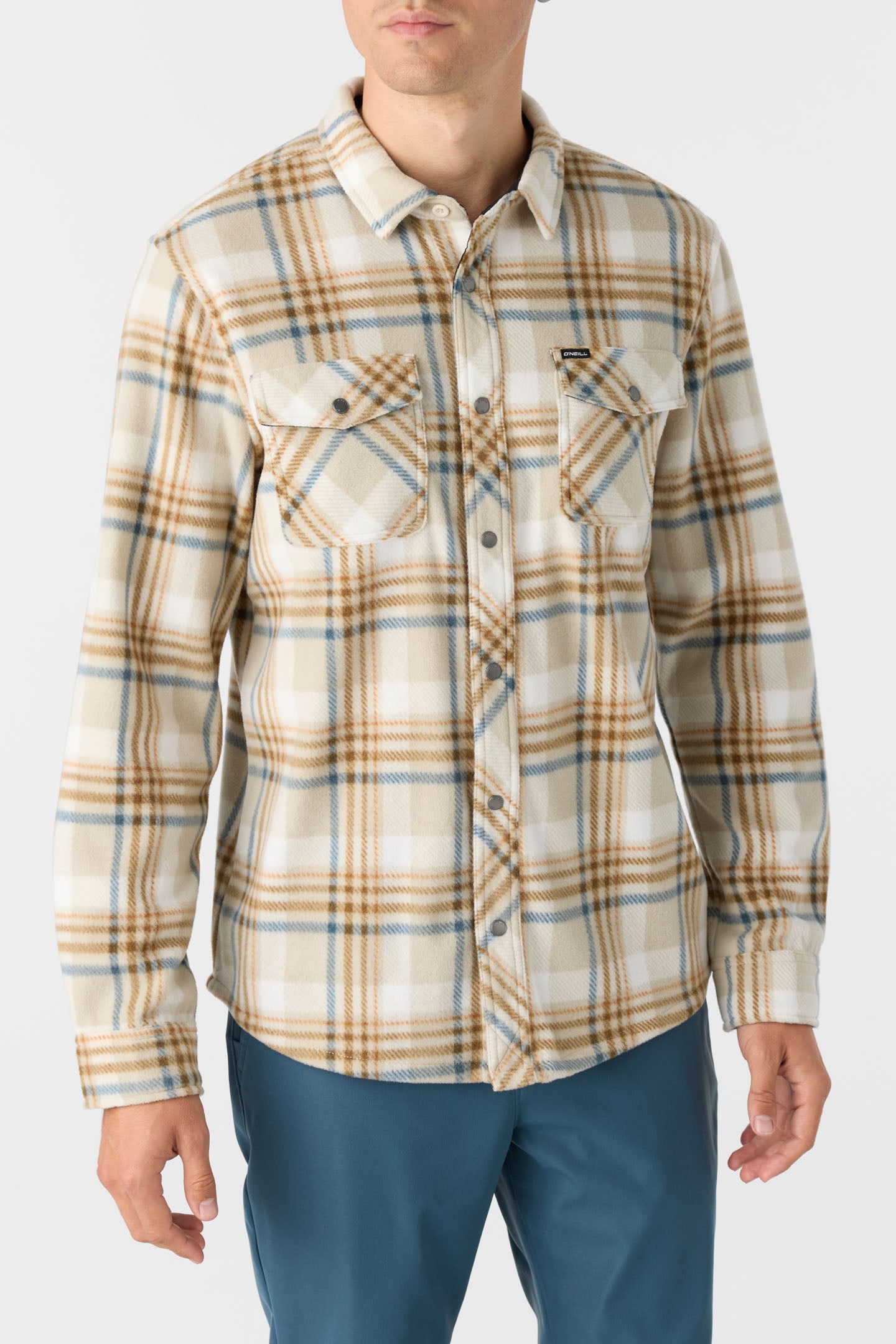 GLACIER PLAID SUPERFLEECE STANDARD FIT SHIRT