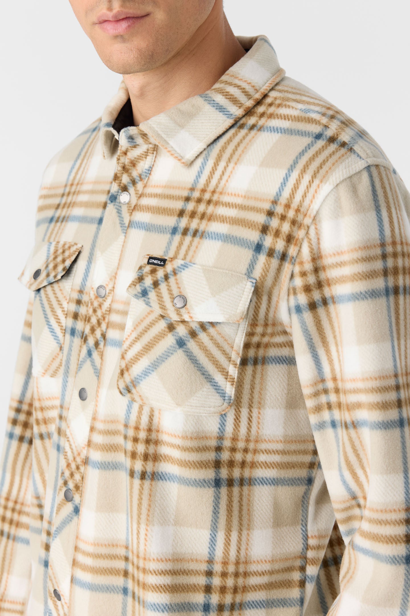 GLACIER PLAID SUPERFLEECE STANDARD FIT SHIRT