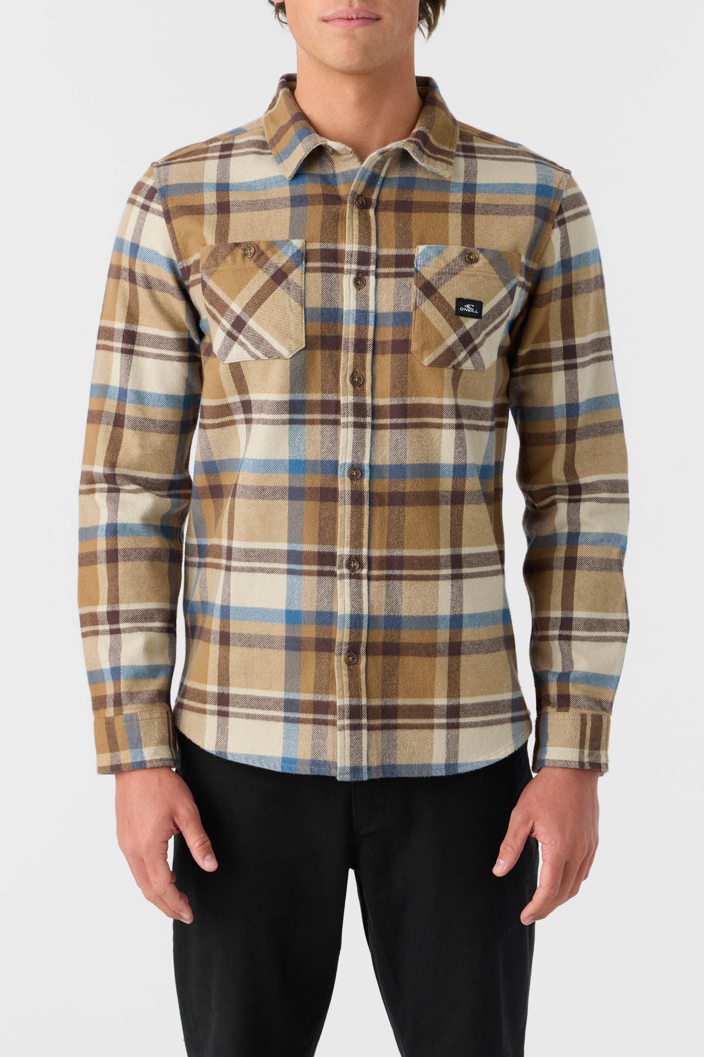 LANDMARKED FLANNEL STANDARD FIT LONG SLEEVE SHIRT