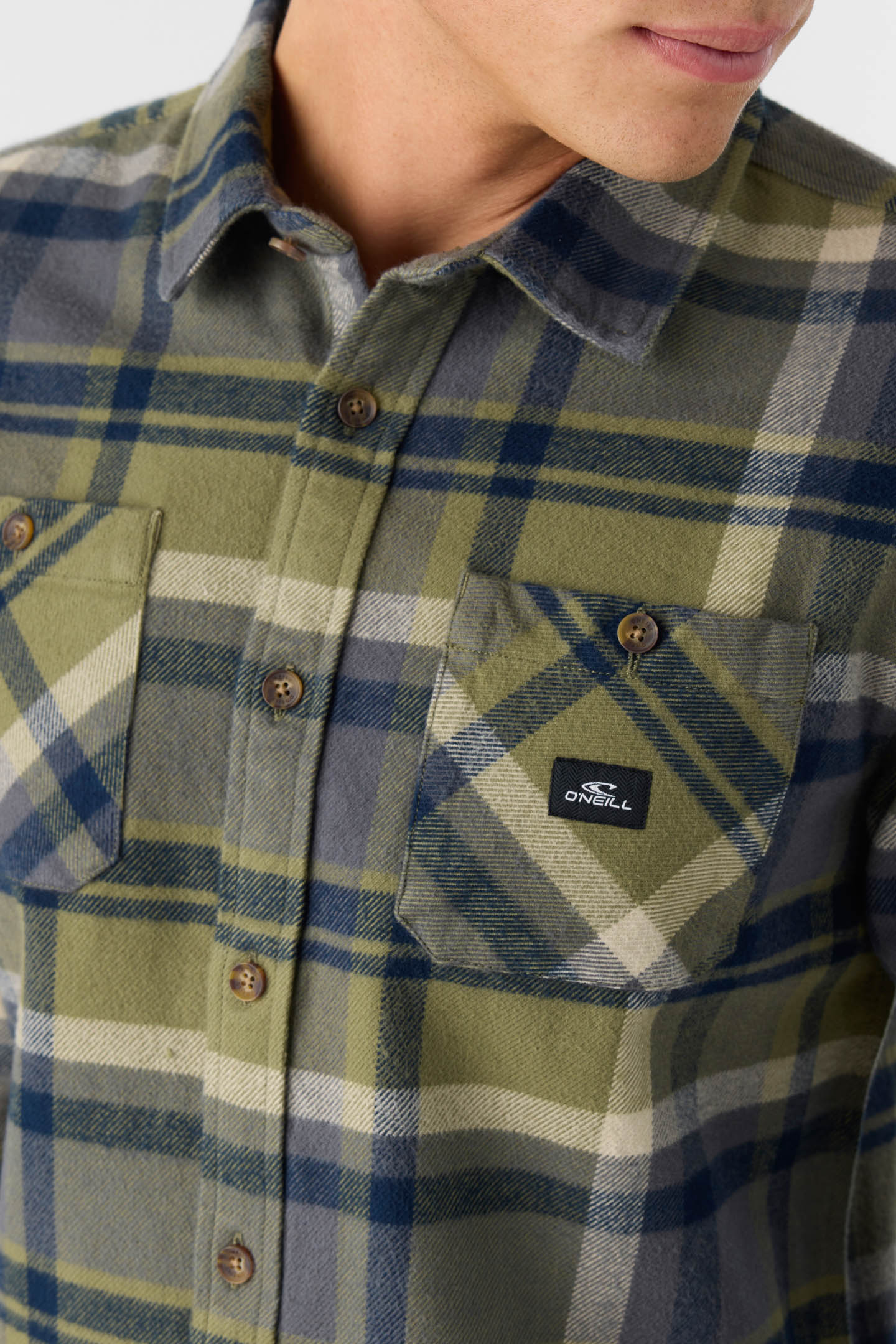 LANDMARKED FLANNEL STANDARD FIT LONG SLEEVE SHIRT