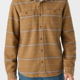 Landmarked Stripe Hooded Flannel