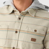 Landmarked Hooded Flannel Standard Fit Shirt