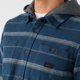 Landmarked Hooded Flannel Standard Fit Shirt