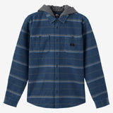 Landmarked Hooded Flannel Standard Fit Shirt