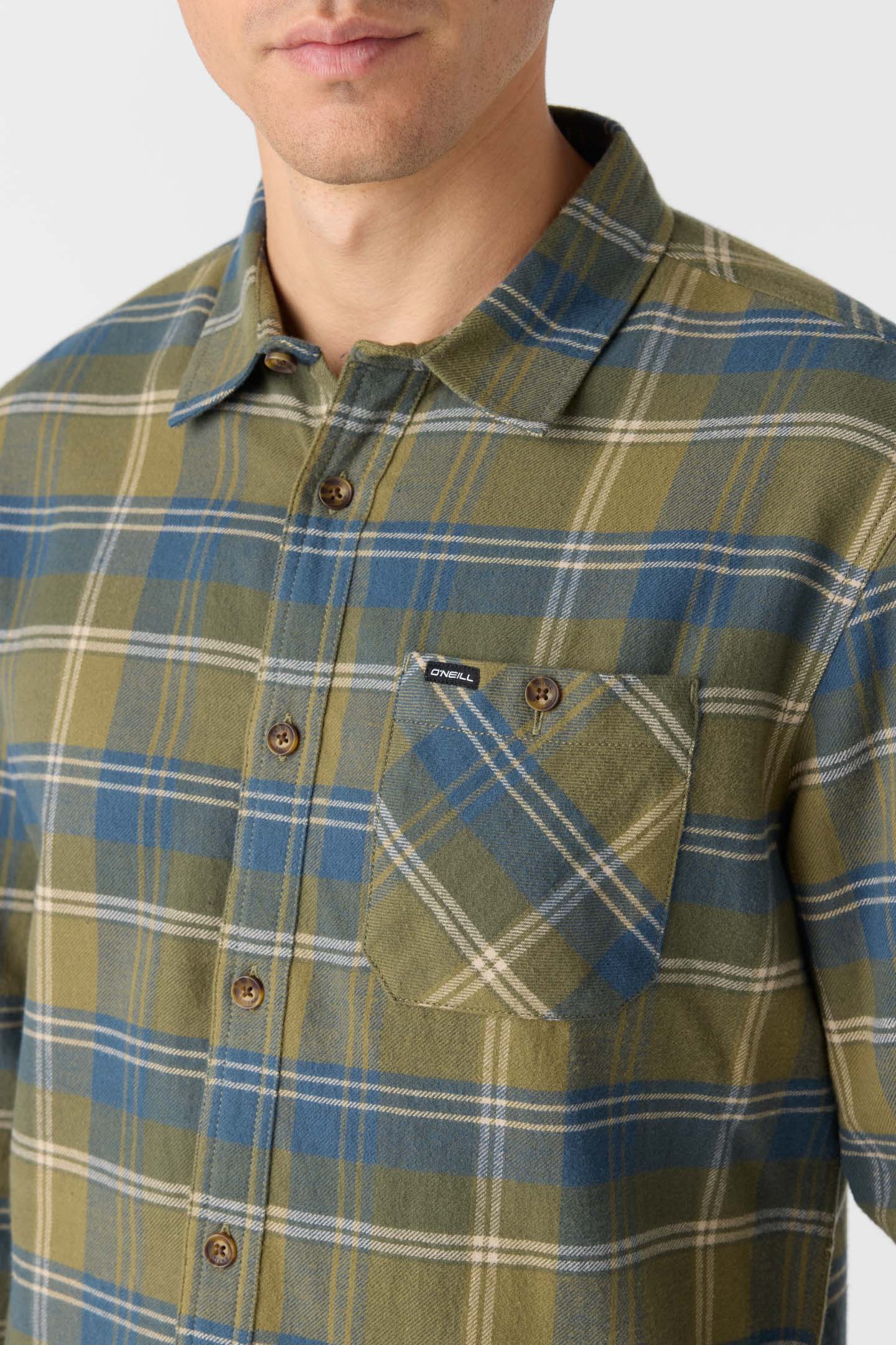 REDMOND PLAID STANDARD FIT LONG SLEEVE SHIRT