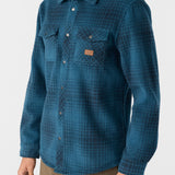 Glacier Plaid High Pile Superfleece Standard Fit Shirt