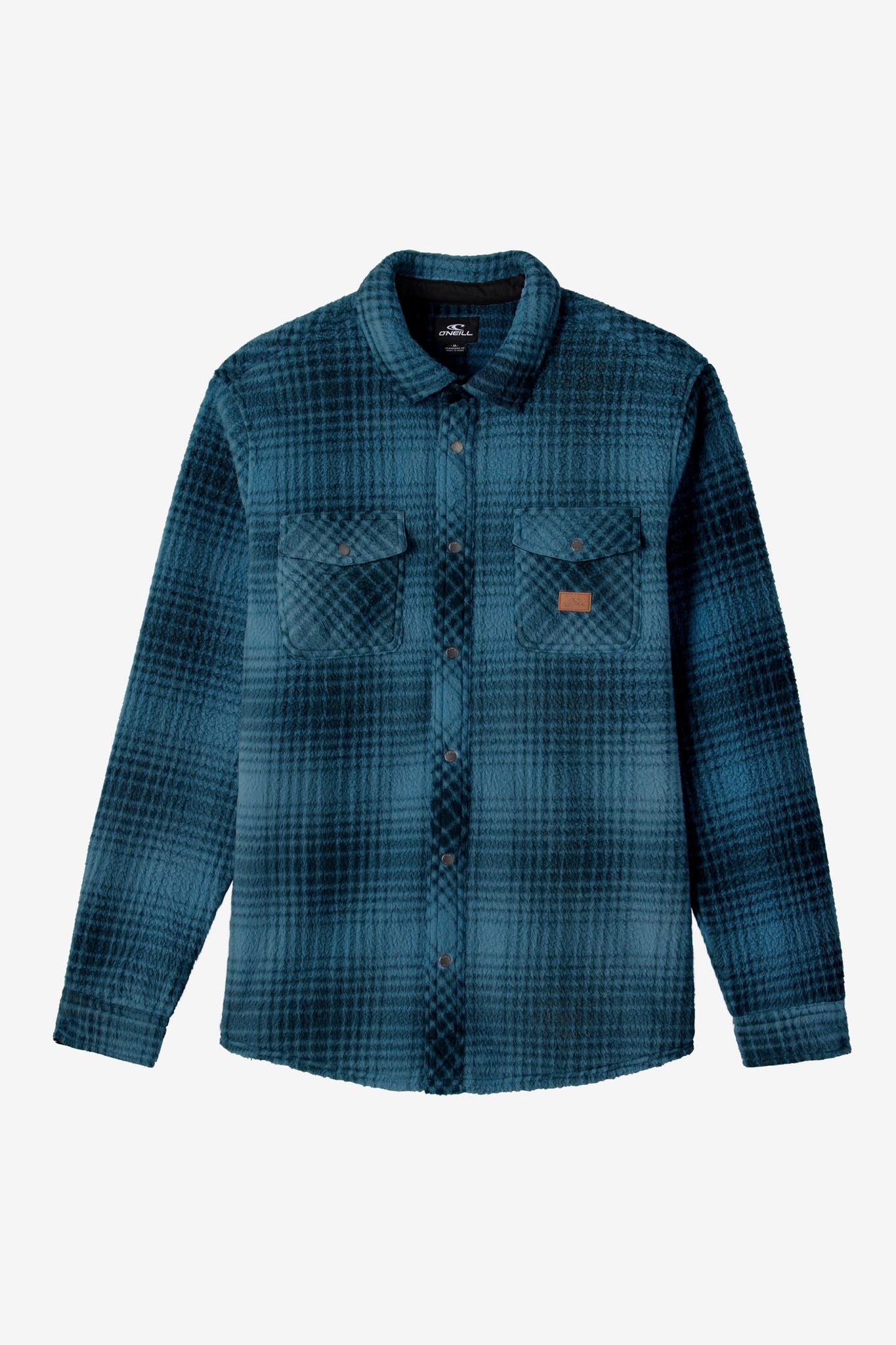 GLACIER PLAID HIGH PILE SUPERFLEECE STANDARD FIT SHIRT