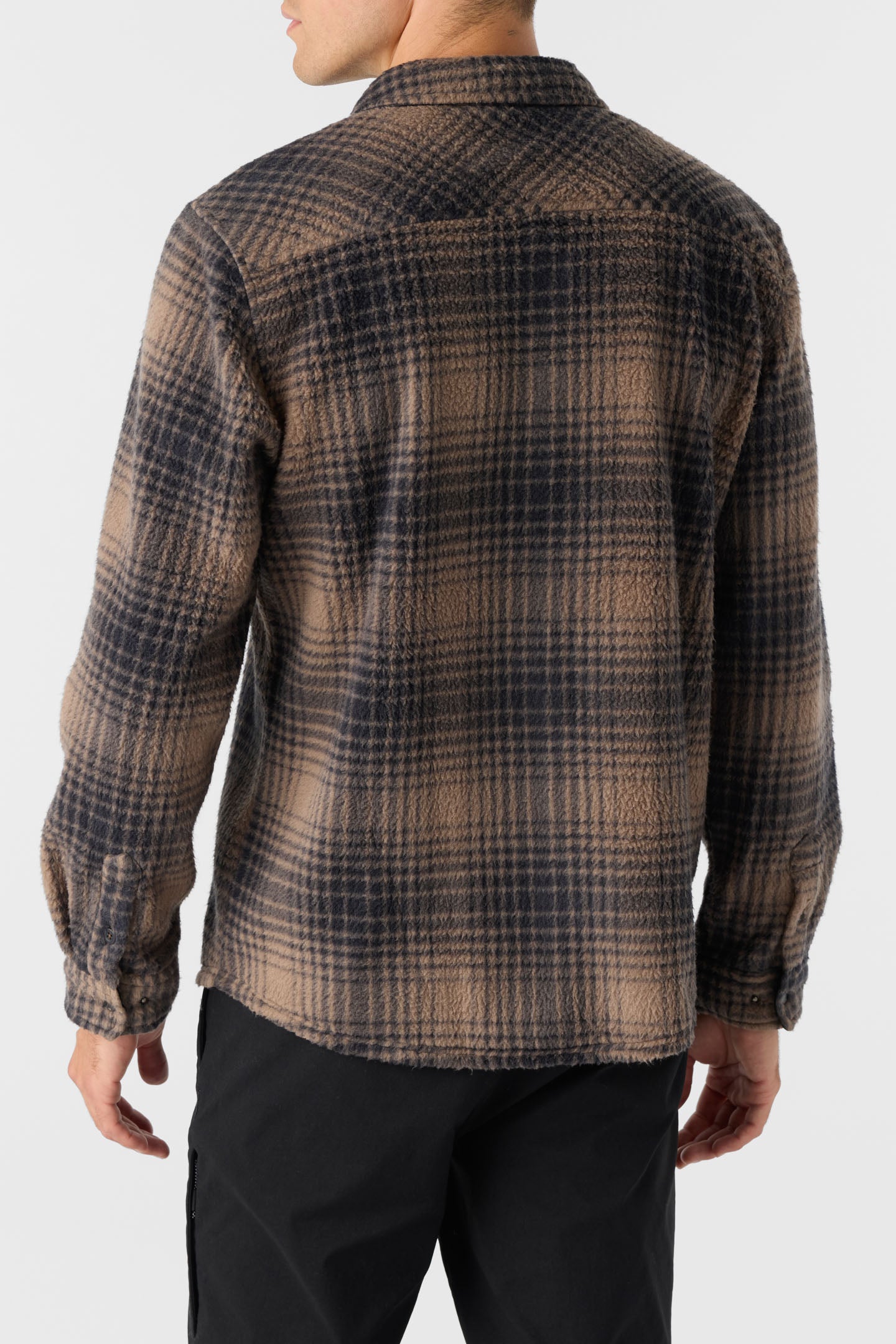 GLACIER PLAID HIGH PILE SUPERFLEECE STANDARD FIT SHIRT